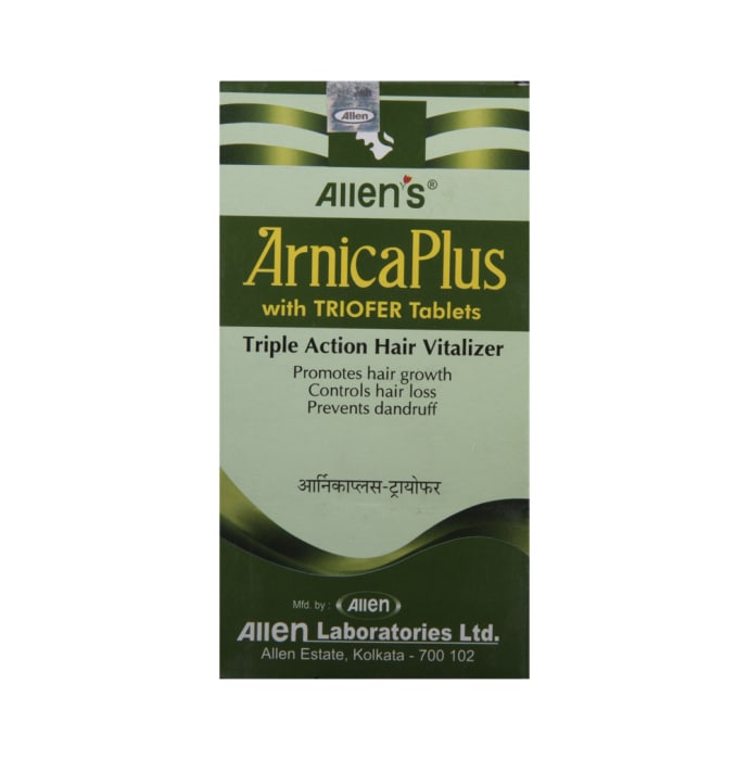 Allen healthcare arnica plus (hair vitalizer 100 ml+ triofer 50 tablets) kit