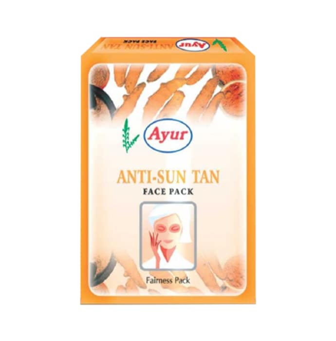 Ayur anti sun tan face pack