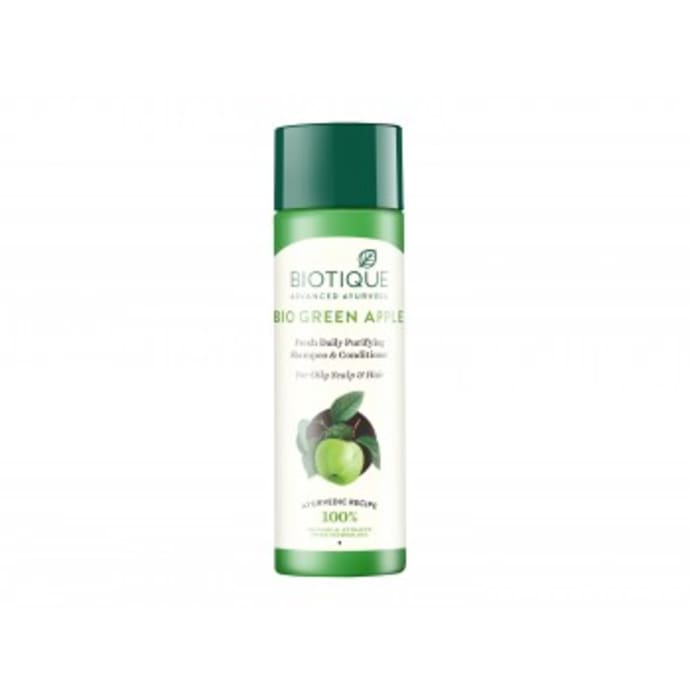 Biotique bio green apple fresh daily purifying shampoo & conditioner