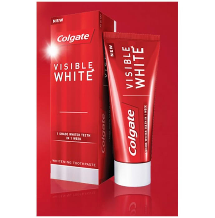 Colgate visible white toothpaste