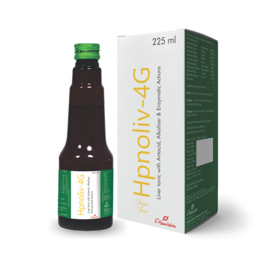 HPNOLIV-4G LIVER TONIC WITH ANTACID,ALKALIZER &ENZYMATIC ACTIONS