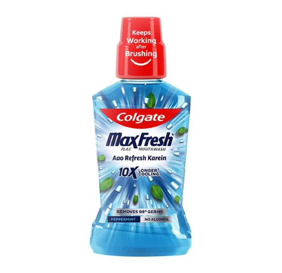 Colgate Maxfesh Plax Mouthwash peppermint