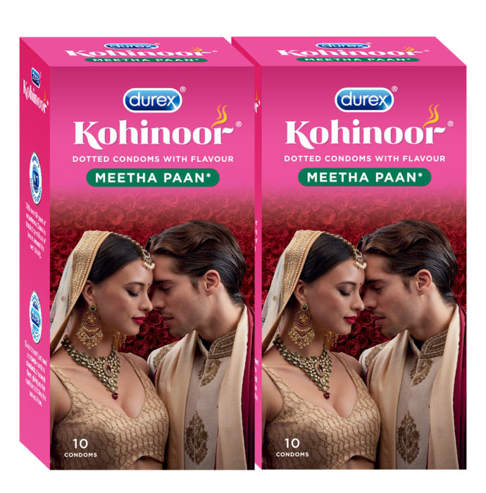 Durex Kohinoor Meetha Paan Condom pack of 2