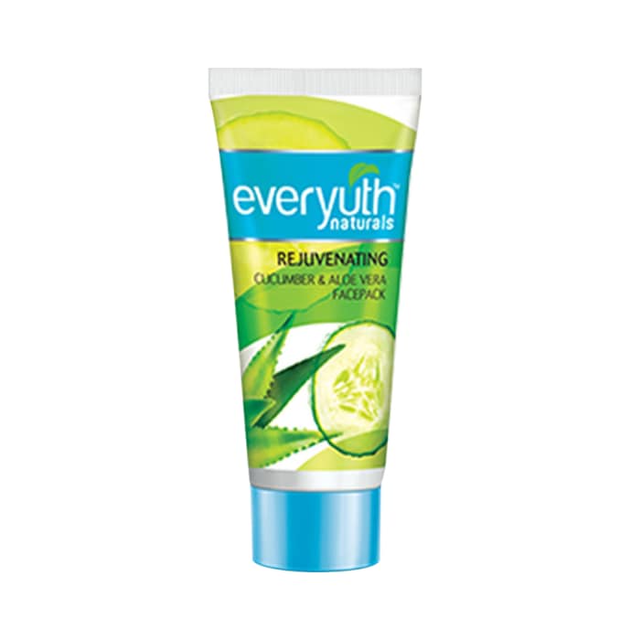 Everyuth naturals rejuvenating cucumber & aloe vera face pack pack of 2