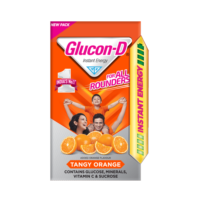 Glucon-D Instant Energy Health Drink Tangy Orange