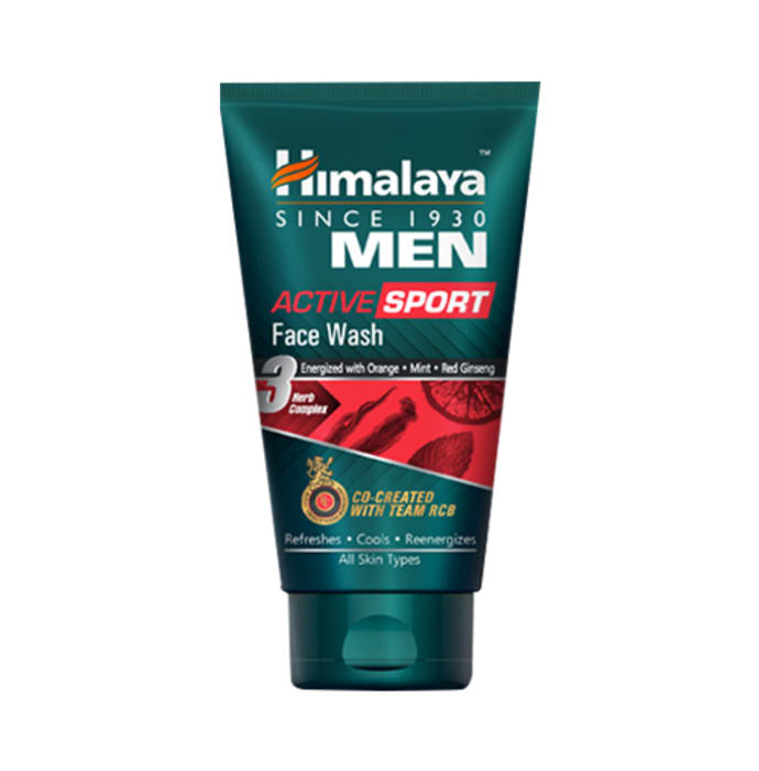 Himalaya men active sports face wash