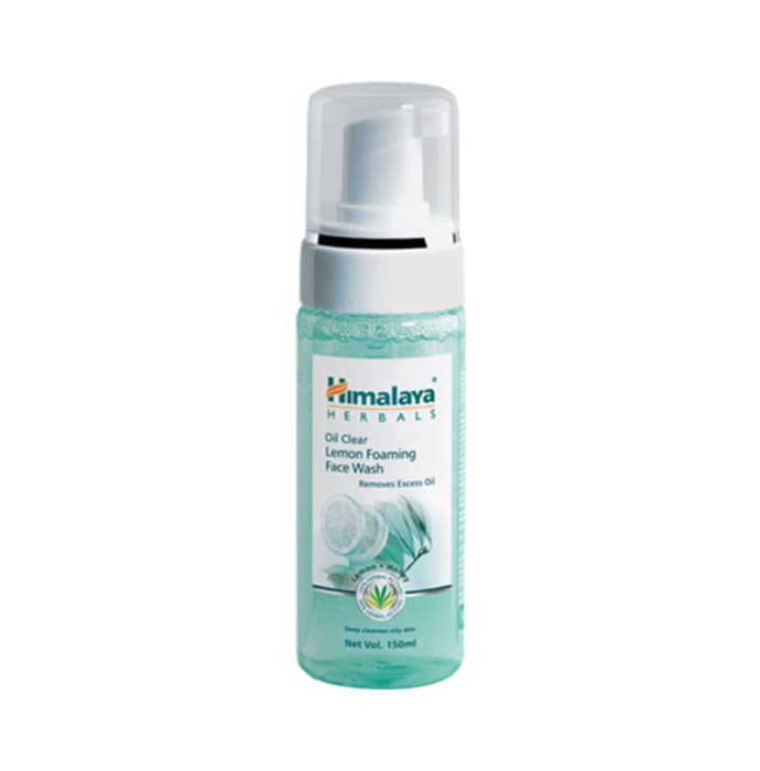 Himalaya oil clear lemon foaming face wash