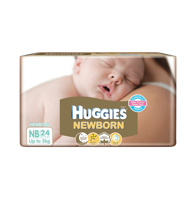 Huggies New Born Baby Diaper NB