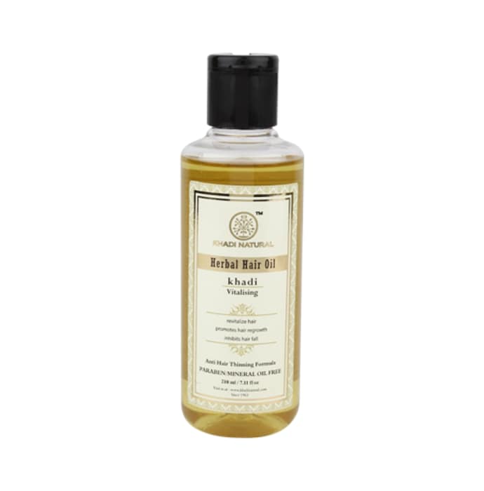 Khadi naturals vitalising paraben and mineral oil free hair oil