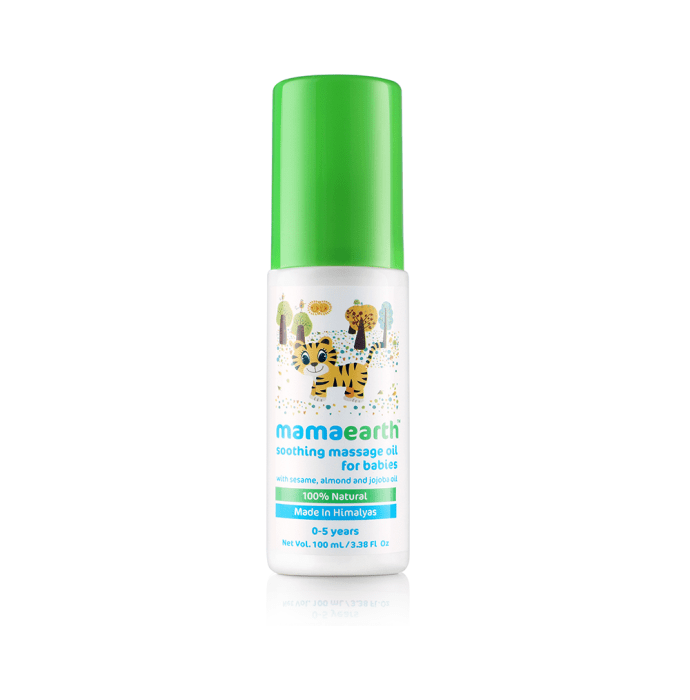 Mamaearth soothing massage oil for babies