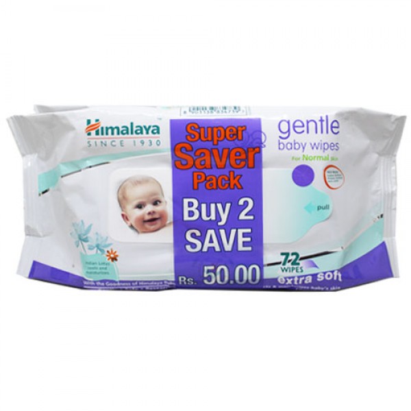 Himalaya Gentle Baby Wipes (Super Saver Pack)