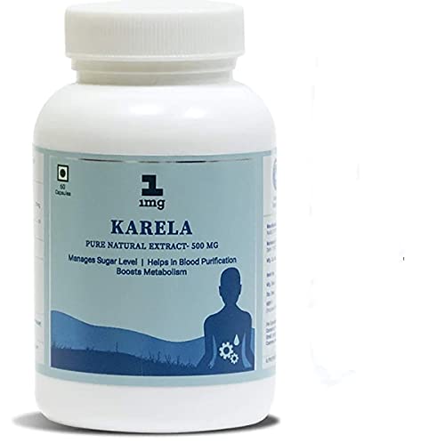 1mg Karela Pure Natural Extract 500mg Capsule