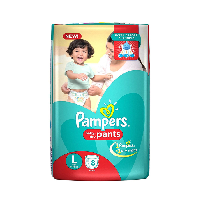 Pampers baby dry pants diaper l