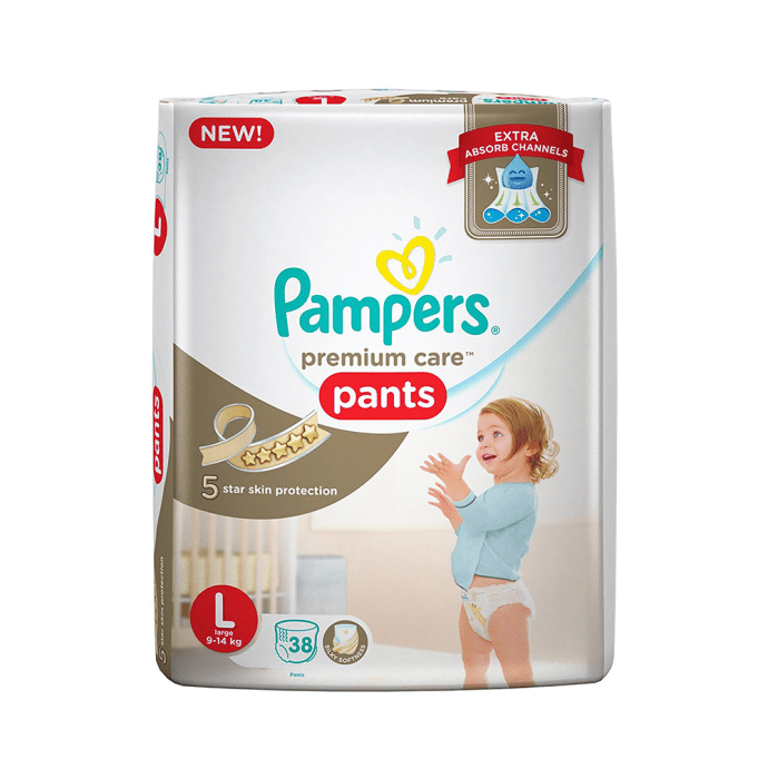Pampers premium care pants diaper l