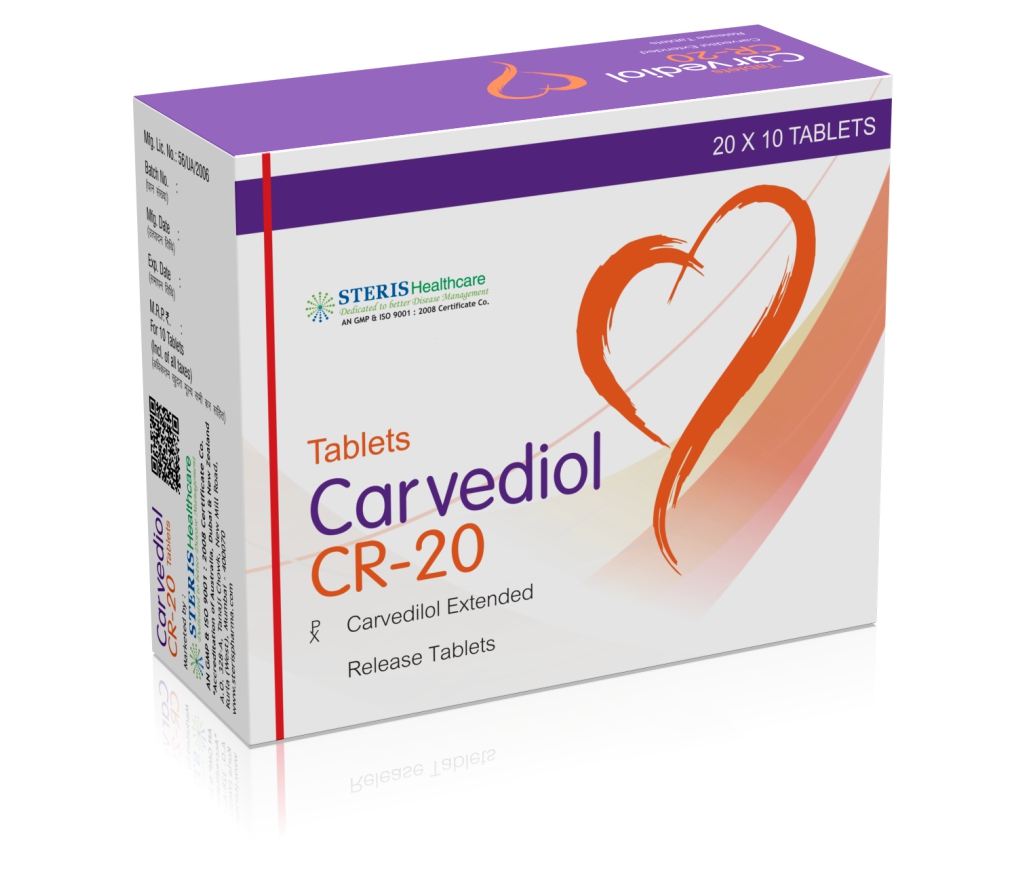 CARVEDIOL CR 20