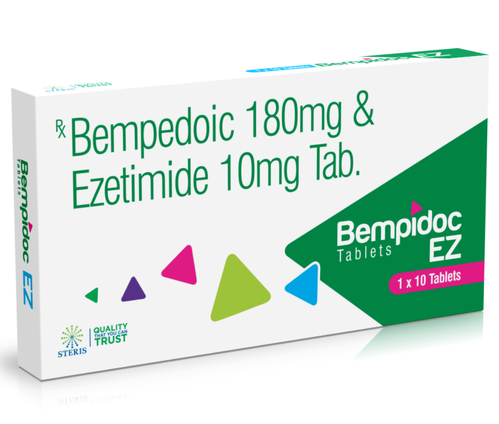 Bempedoic Acid 180 mg Ezetimibe 10mg tablets Price