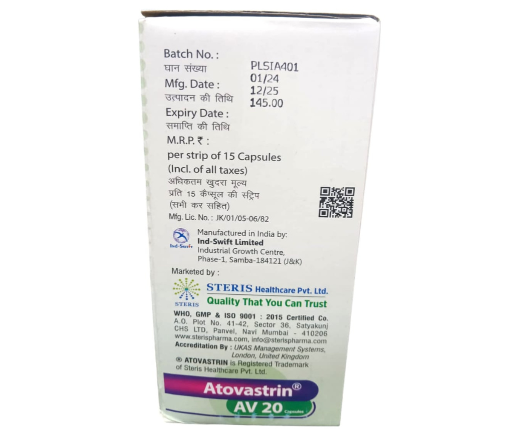 ATOVASTRIN AV 20