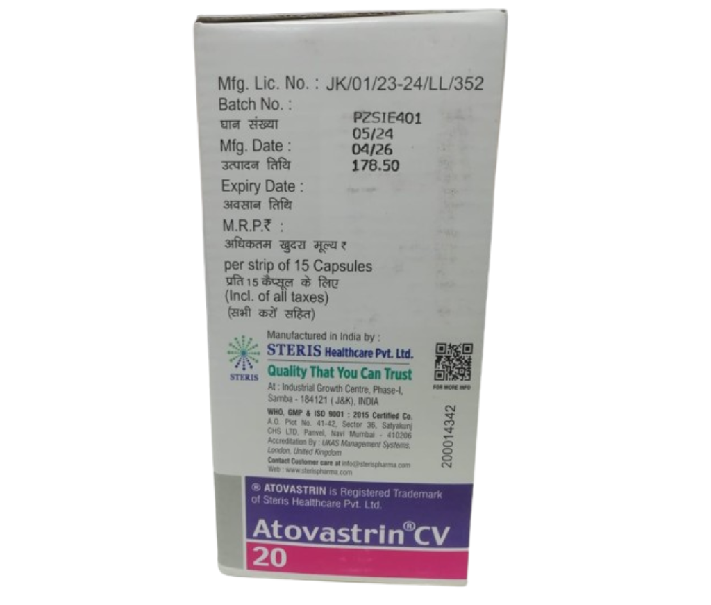ATOVASTRIN CV 20