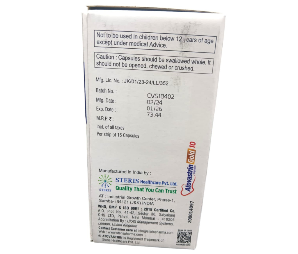 ATOVASTRIN GOLD 10
