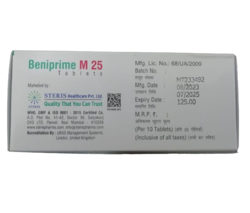 BENIPRIME M 25