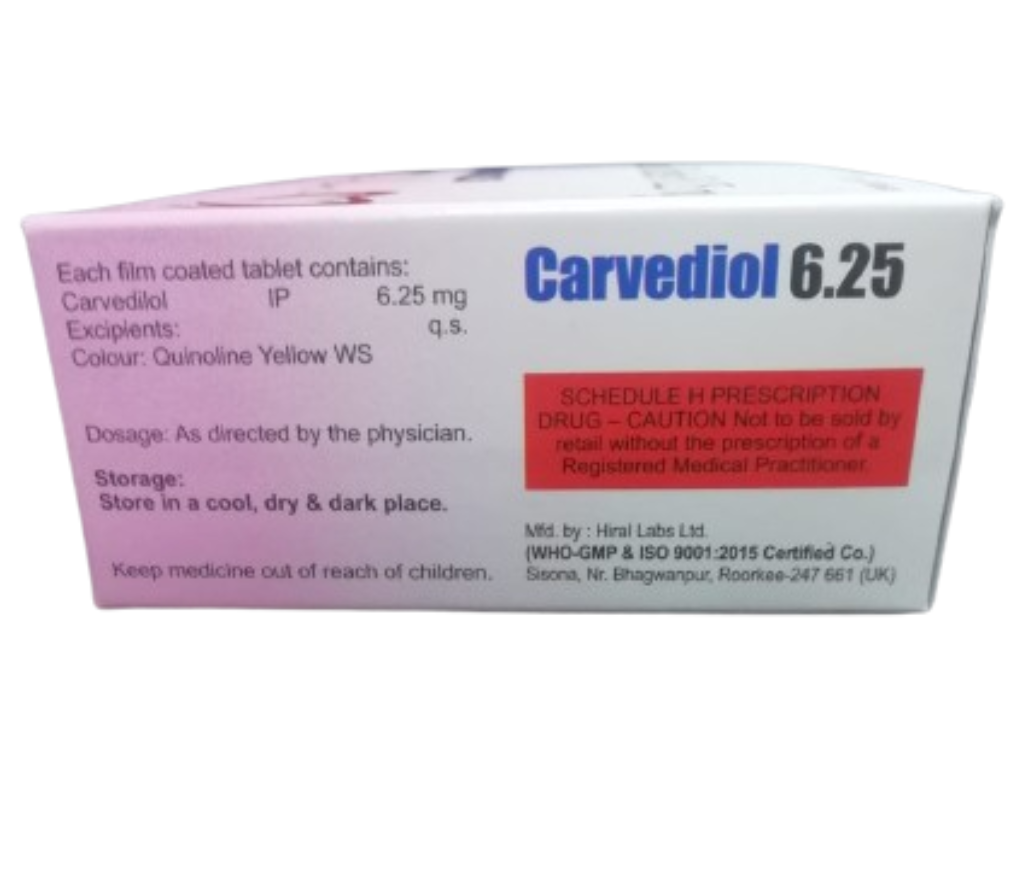 CARVEDIOL 6.25