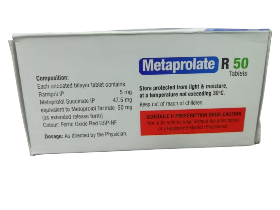 Tab metaprolol SR 50 mg