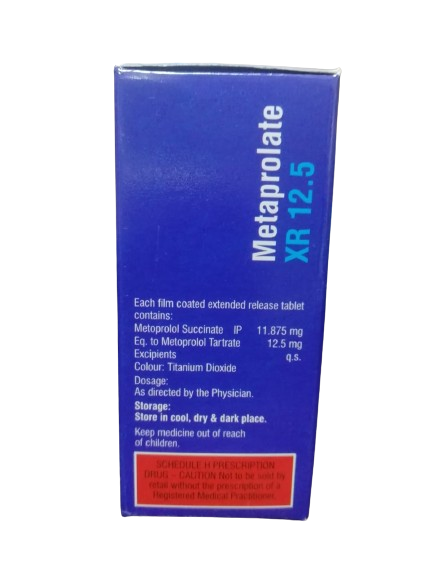 Metaprolol Overdose and Metaprolol 12.5mg Tablet
