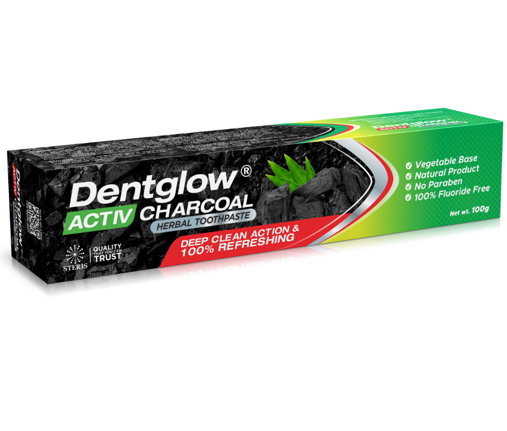 DENTGLOW ACTIV CHARCOAL TOOTHPASTE