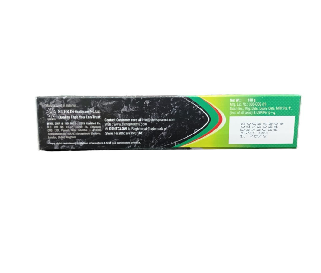 DENTGLOW ACTIV CHARCOAL TOOTHPASTE