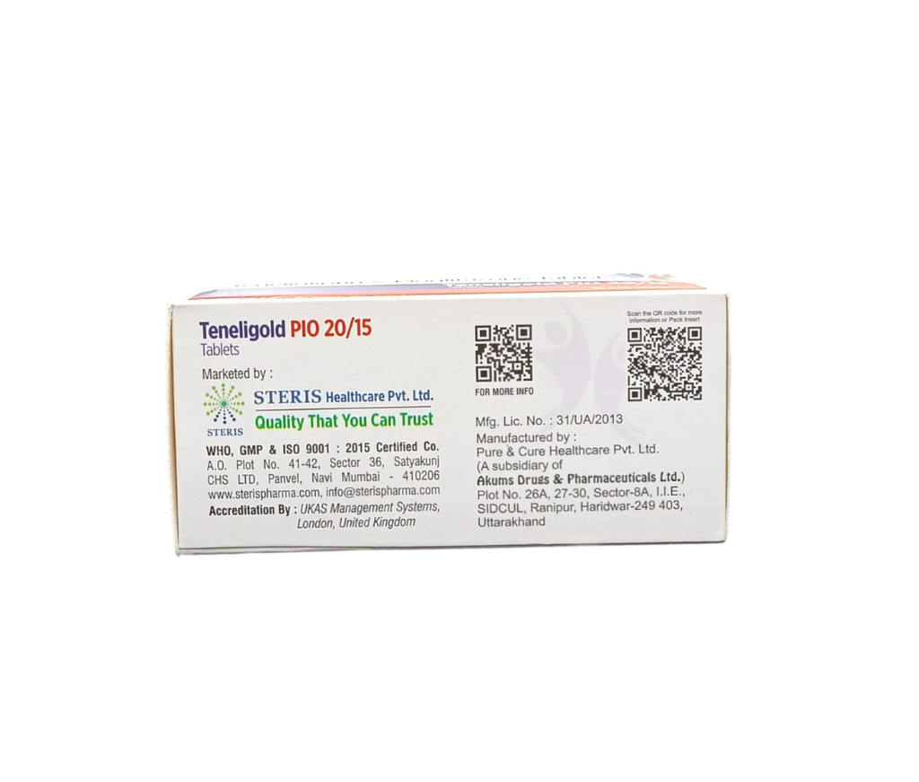 TENELIGOLD PIO 20/15