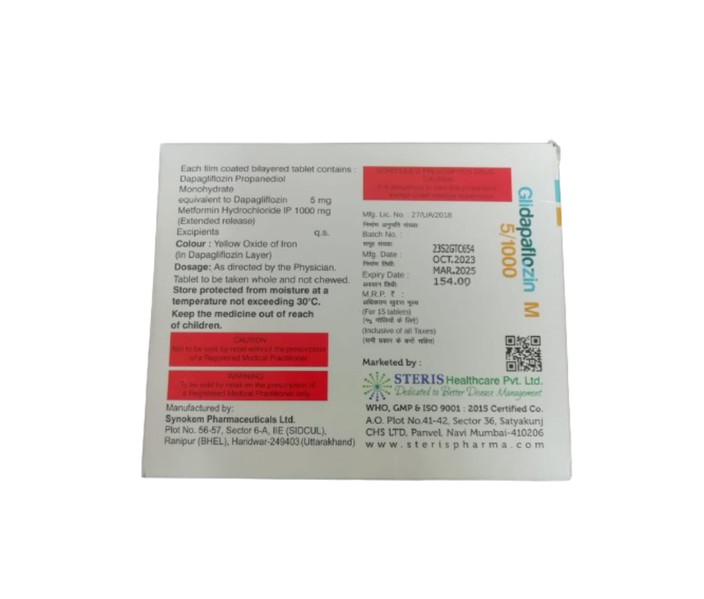 GLIDAPAFLOZIN M 5/ 1000