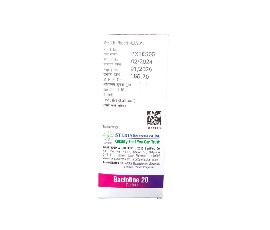 BACLOFINE 20