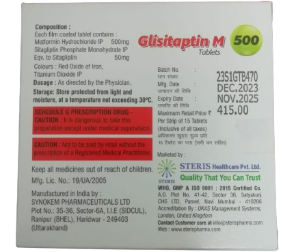 GLISITAPTIN M 50/500