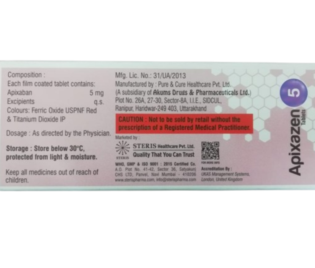 APIXAZEN 5