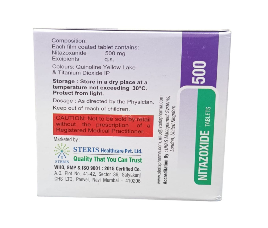NITAZOXIDE 500