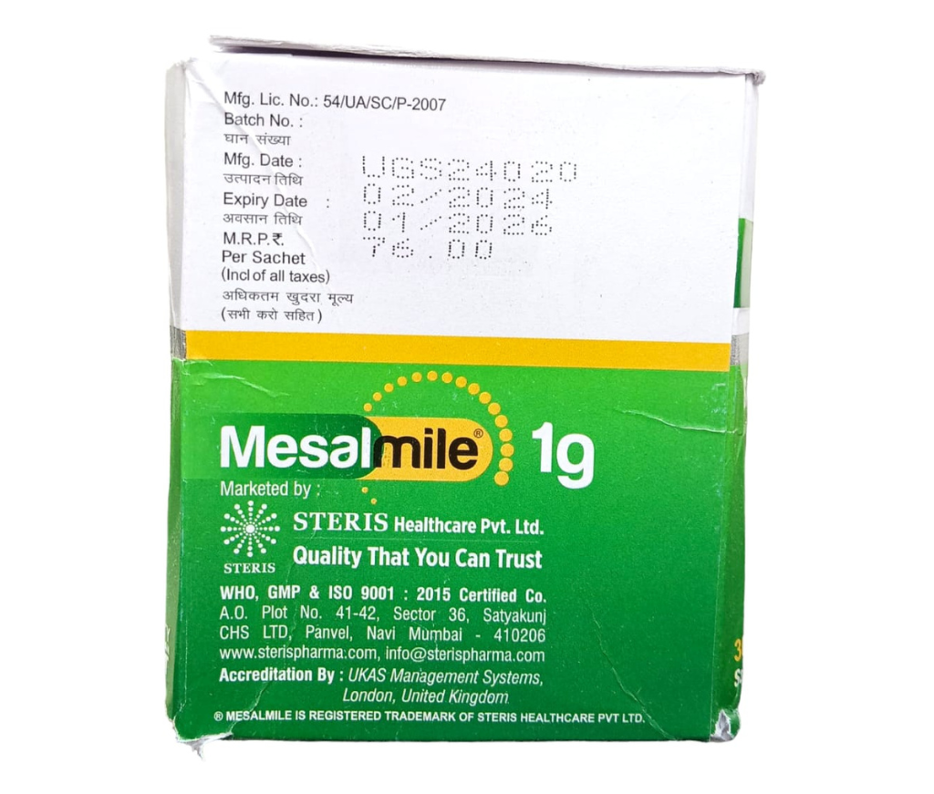 mesalazine 1g Tablet