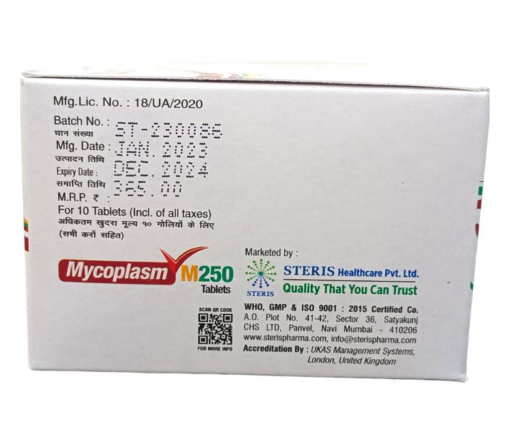 MYCOPLASM M 250