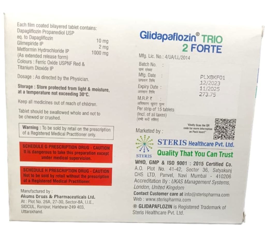 GLIDAPAFLOZIN TRIO 2 FORTE