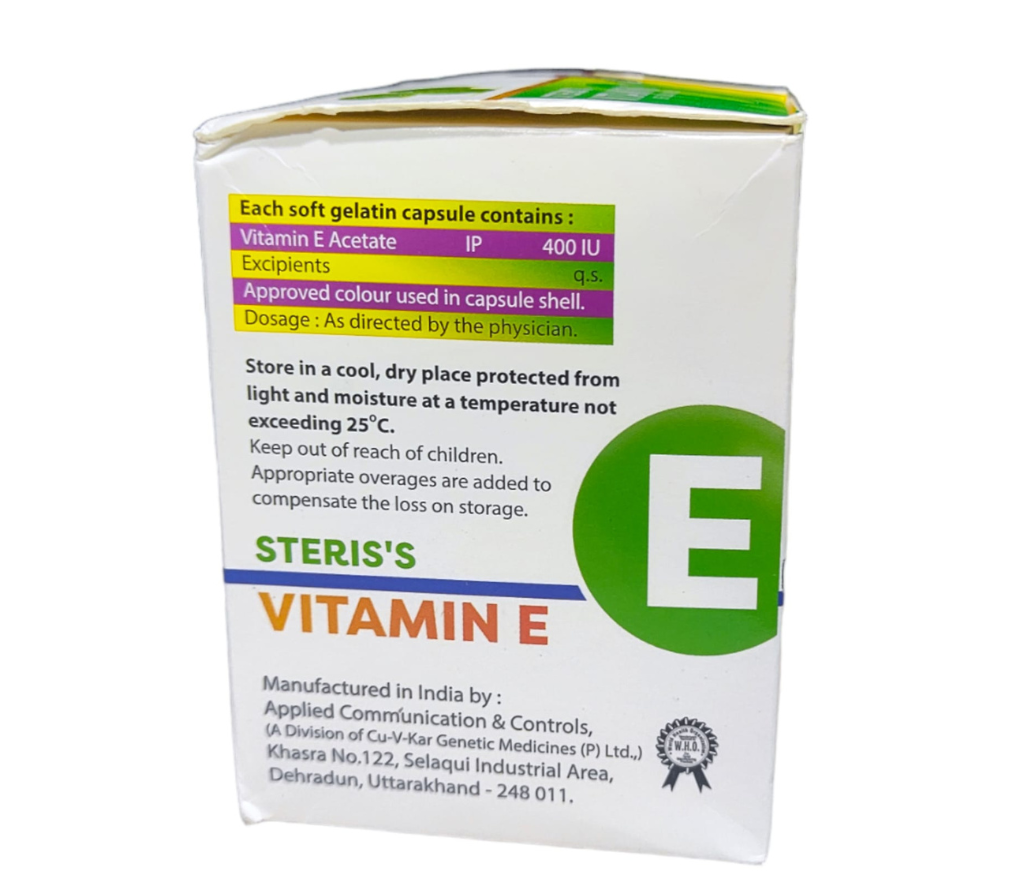 STERIS'S VITAMIN E