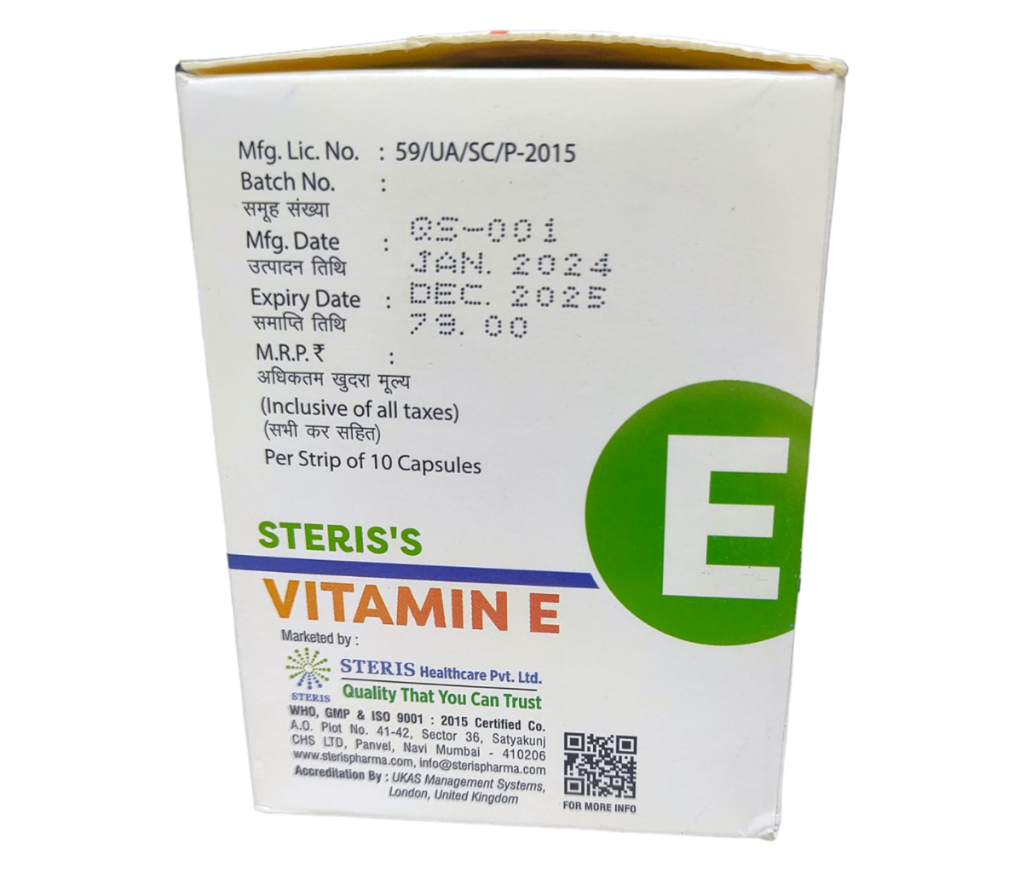 STERIS'S VITAMIN E