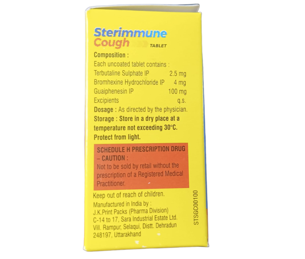 STERIMMUNE COUGH