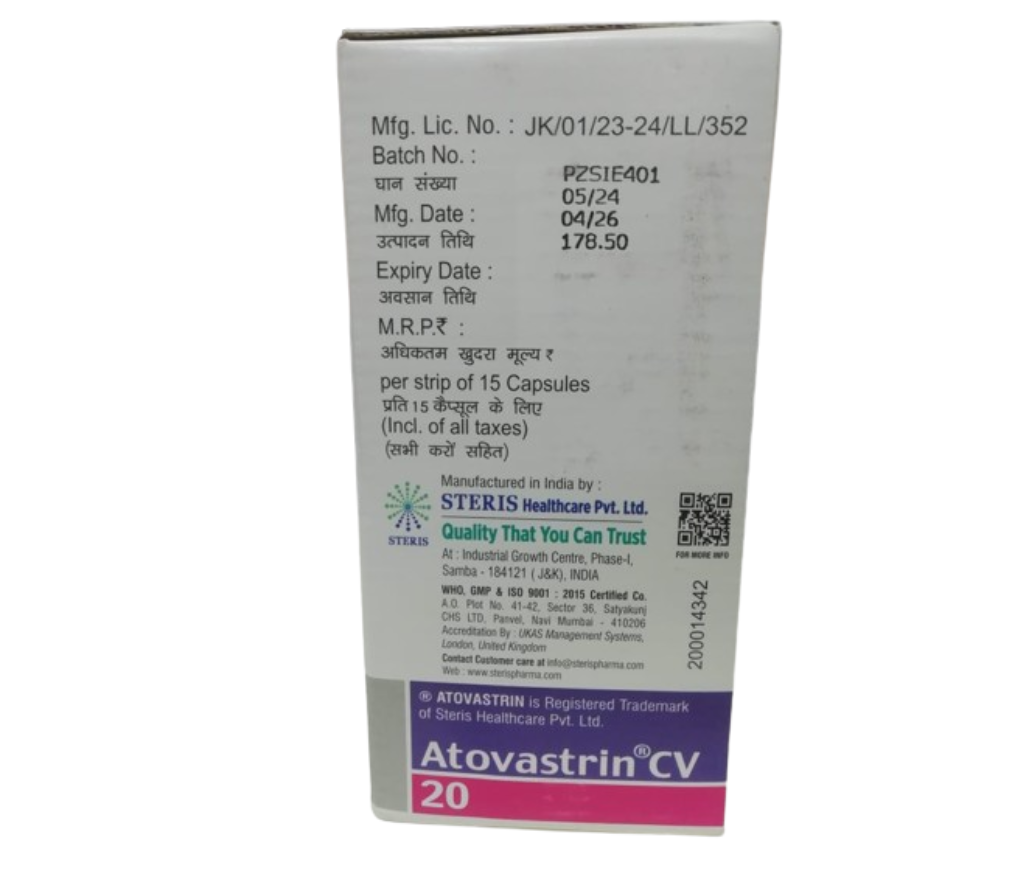 ATORVASTRIN CV 20