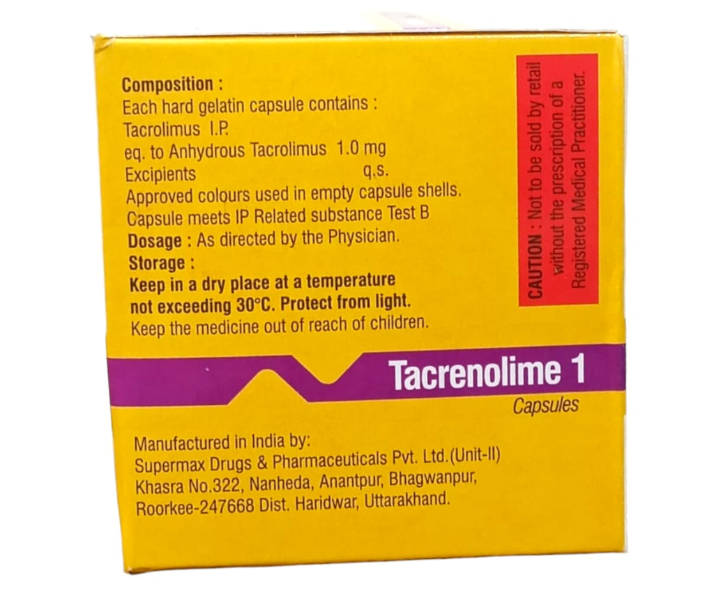 TACRENOLIME 1