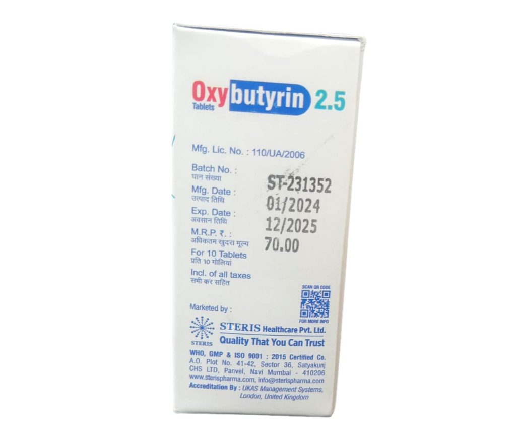 OXYBUTYRIN 2.5