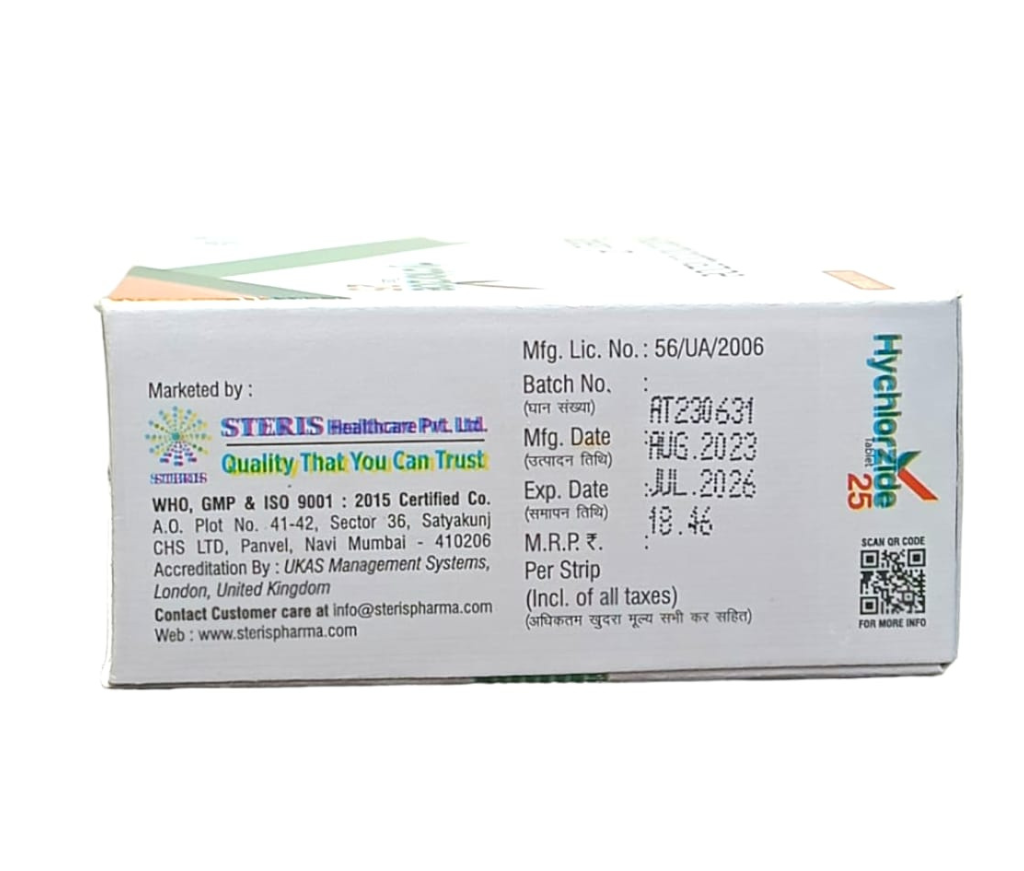 HYCHLORZIDE     25