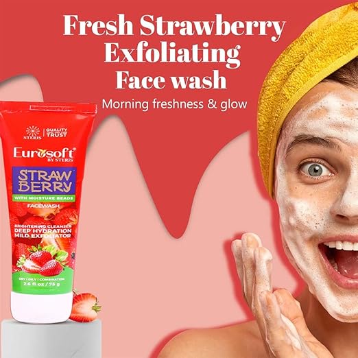 EUROSOFT STRAW BERRY FACEWASH