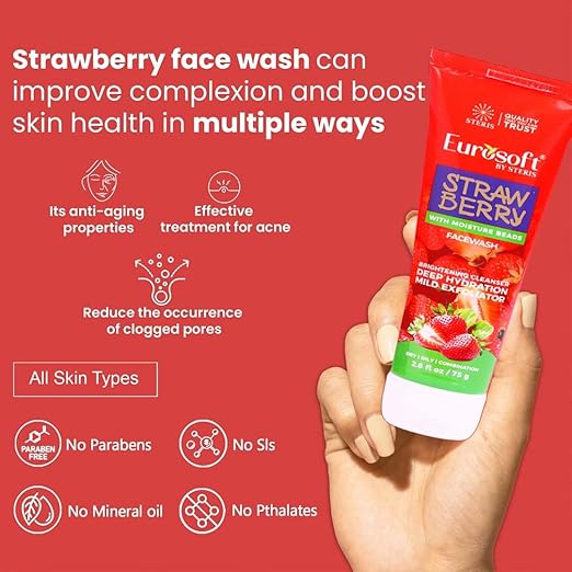 EUROSOFT STRAW BERRY FACEWASH