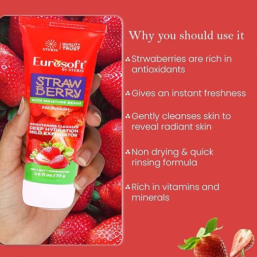 EUROSOFT STRAW BERRY FACEWASH