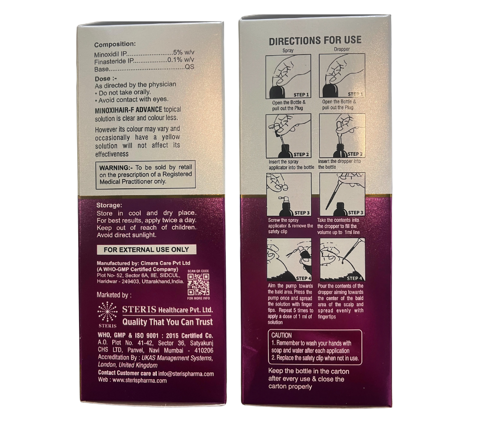 MINOXIHAIR F ADVANCE 5%