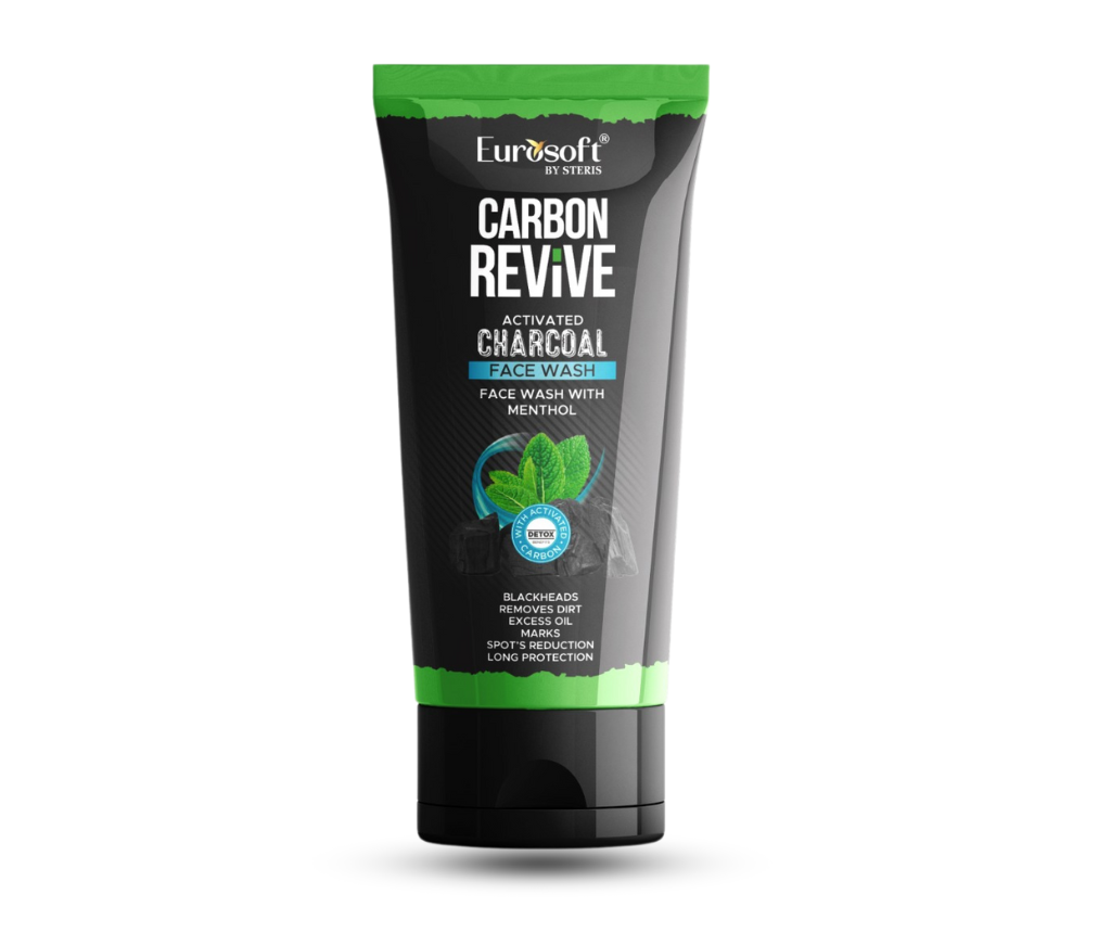 EUROSOFT CARBON REVIVE  ACTIVATED CHARCOAL FACE WASH